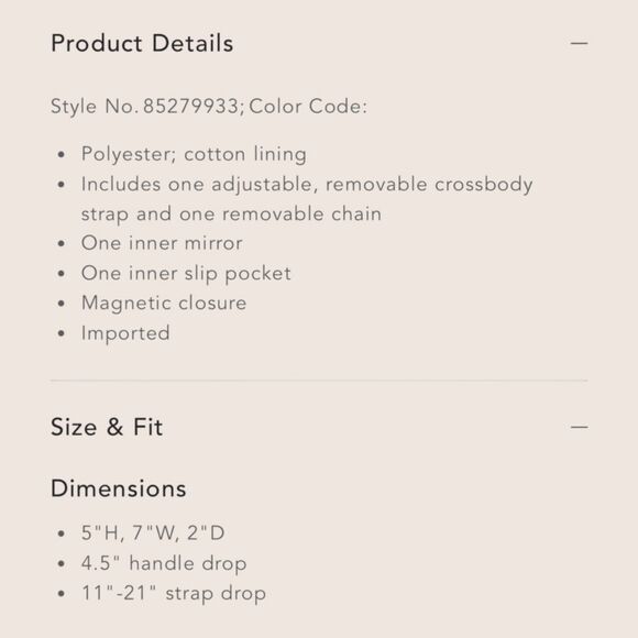 🖤 ANTHRO VELVET CROSSBODY WALLET GOLD CHAIN BLACK NWT - Picture 8 of 8